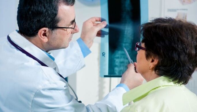 X-ray as a method for the diagnosis of cervical osteochondrosis